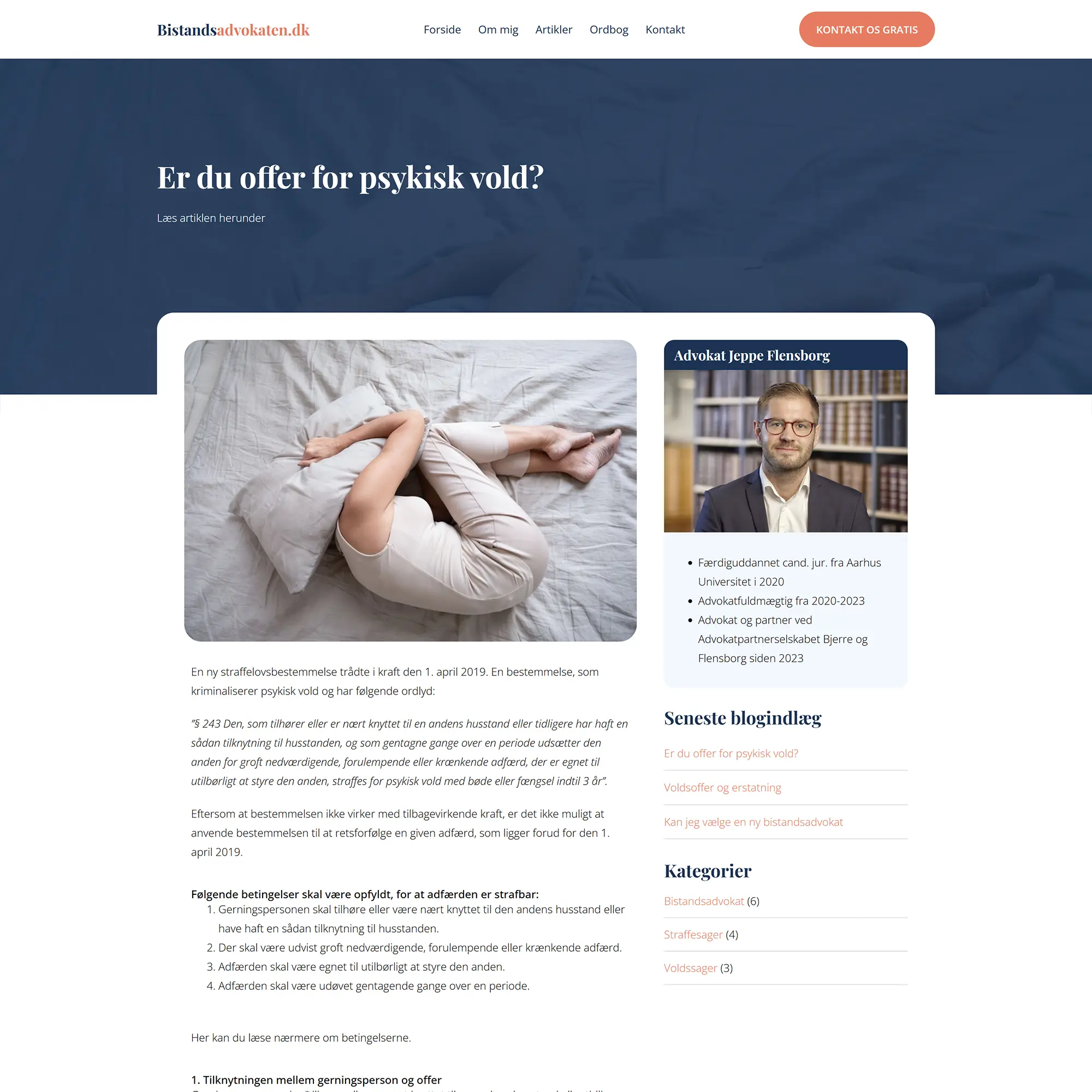 Kundecase: Bistandsadvokaten