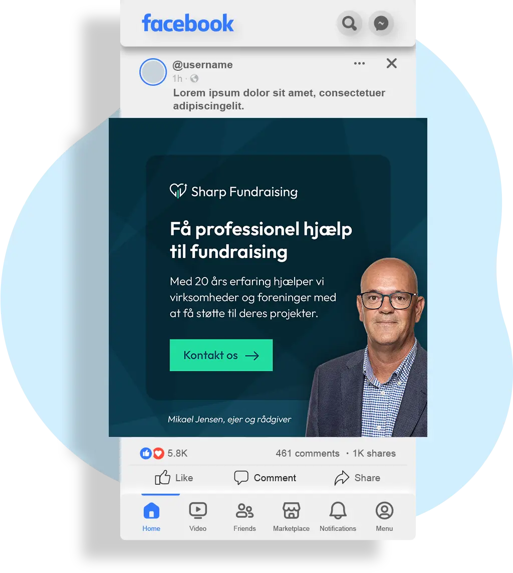 Grafik til sociale medier fra PixelPiraten