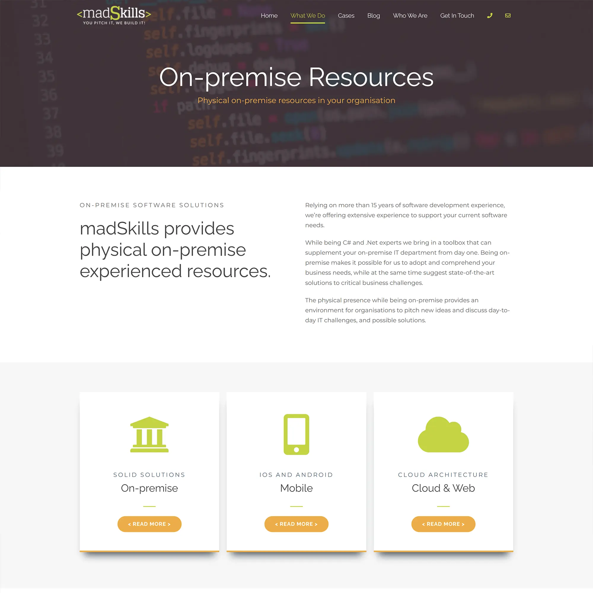 Kundecase: madSkills