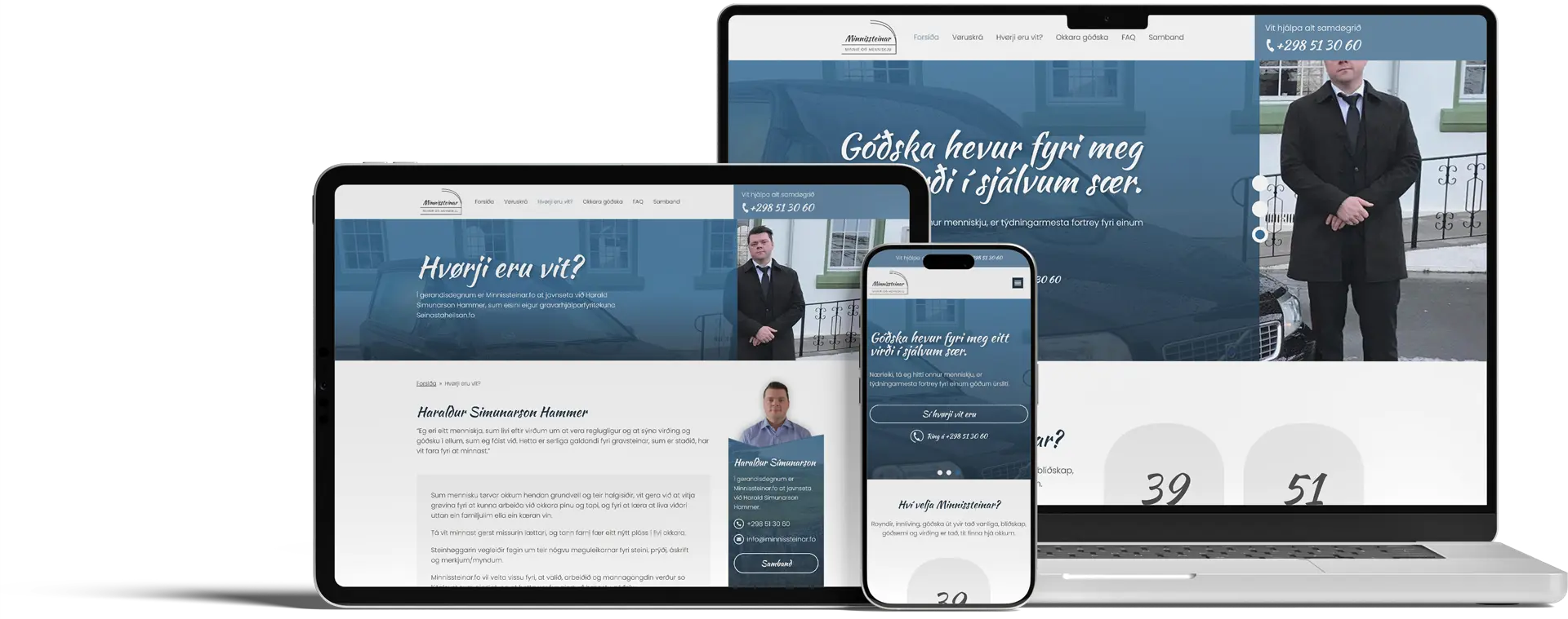 Kundecase: Minnnissteinar