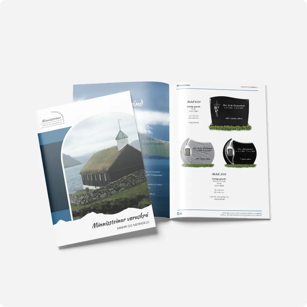 Kundecase: Minnissteinar