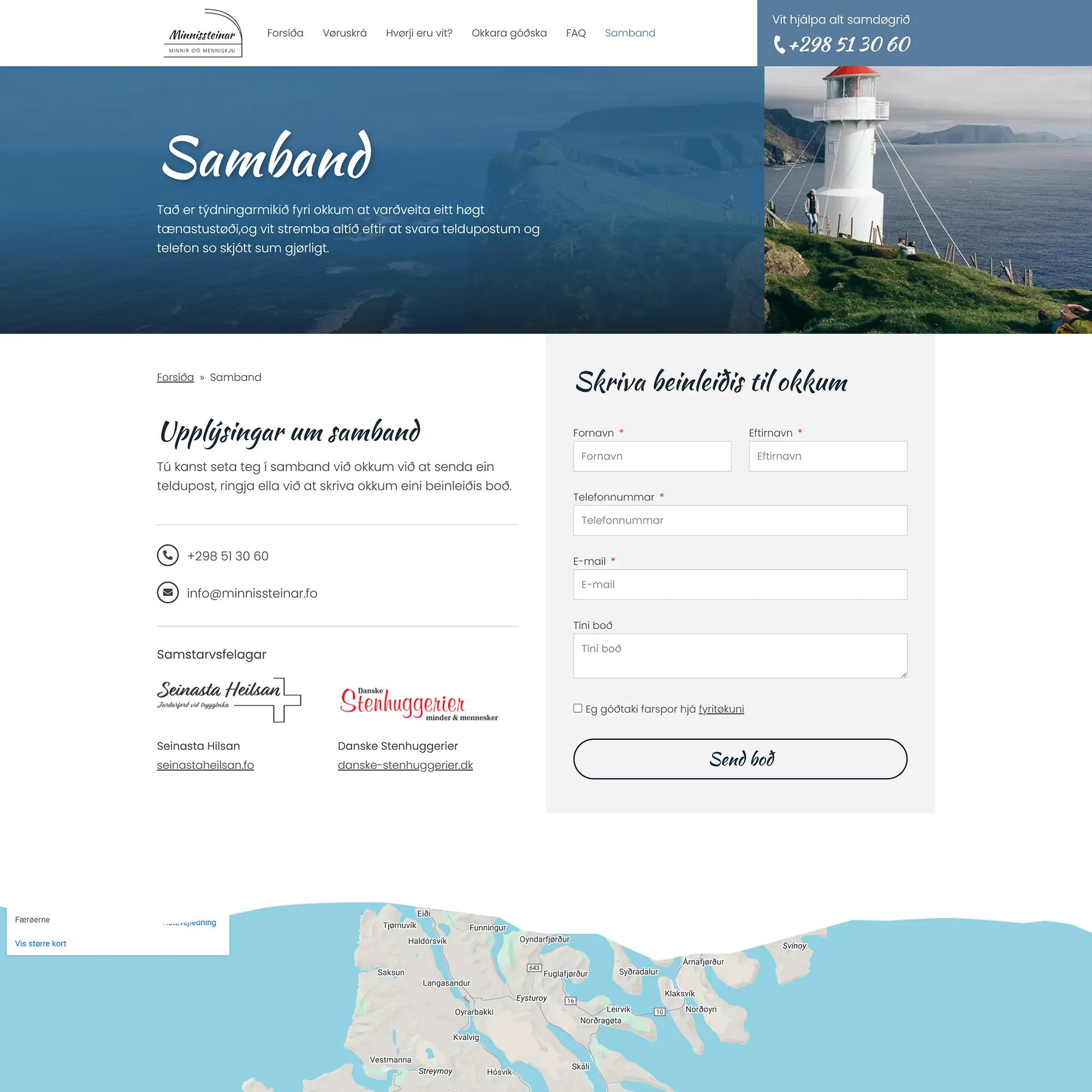 Kundecase: Minnissteinar