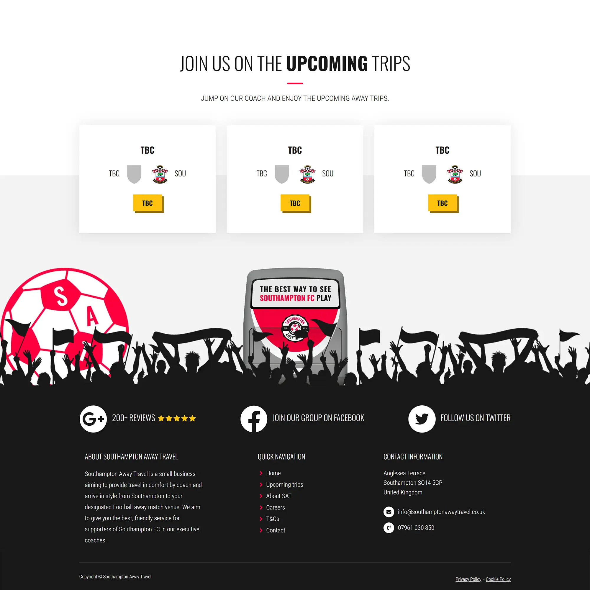 Kundecase: Southampton Away Travel